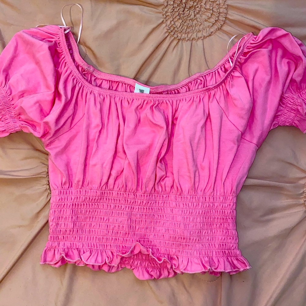 Pink Crop top